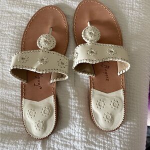 Jack Rogers Women's Cream Sandals